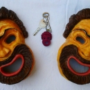 Masques romains de comédie - impression 3D - D'après modèles du Vatican