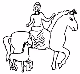 Logo de Association Epona Cohors Equitata Santons 