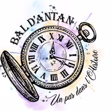 Logo de Bal d'Antan. Un pas dans l'Histoire