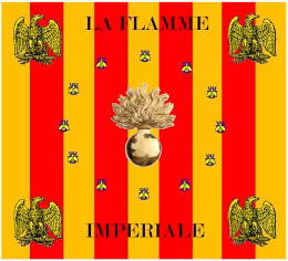 Logo de Premier régiment des grenadiers à pied "La flamme impériale de Fréjus"
