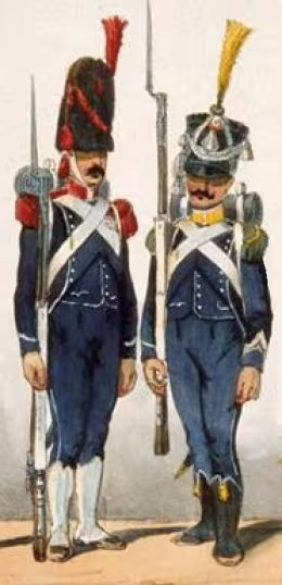 Logo de Sergent Gourneau - 17ème Régt Infanterie légère & son état-major