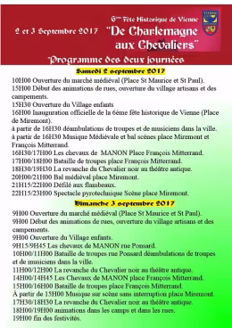 Photo 1 de 6ème Fête Historique de Vienne